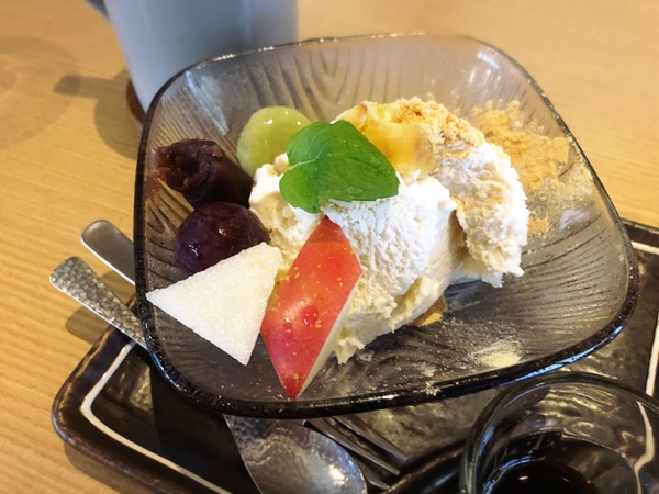 デザート「白玉和風パルフェ」