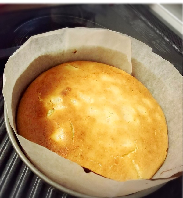 激旨♡さつま芋とりんごのチーズケーキ（18ｃｍ丸型使用）