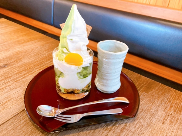 『胡蝶庵』夏限定☆白玉あずき入り濃厚抹茶かき氷を堪能