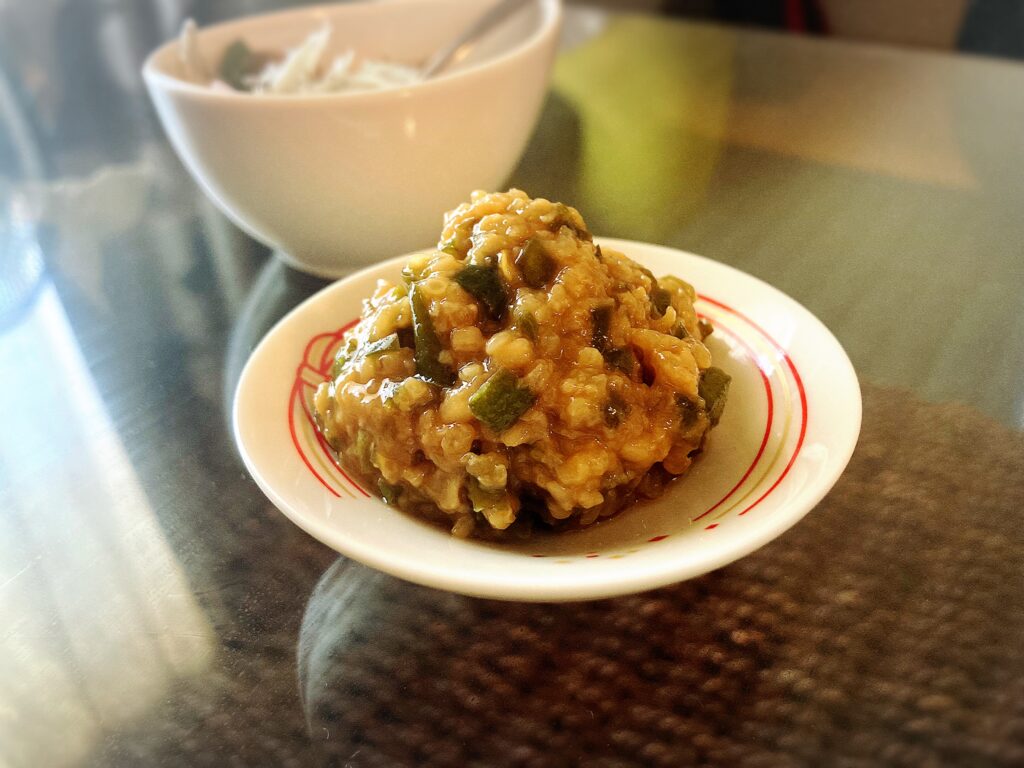 青唐辛子で作るご飯のお供『青唐辛子の肉味噌』レシピ